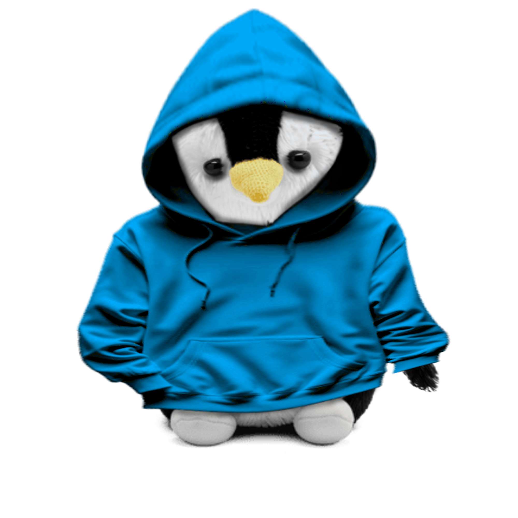 Tired penquin plushie